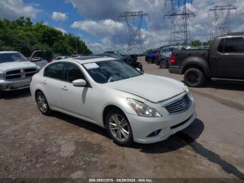  Salvage INFINITI G37x