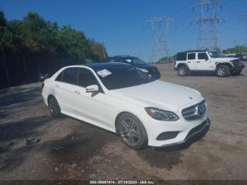  Salvage Mercedes-Benz E-Class