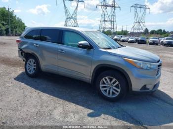  Salvage Toyota Highlander