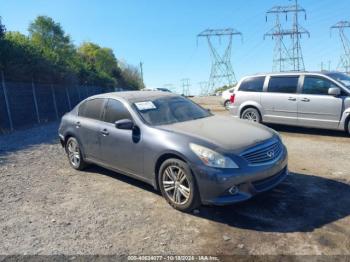  Salvage INFINITI G37x