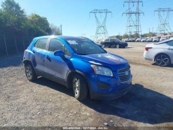  Salvage Chevrolet Trax