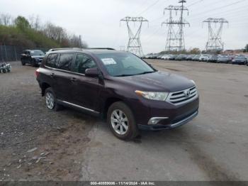  Salvage Toyota Highlander