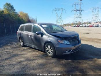  Salvage Honda Odyssey