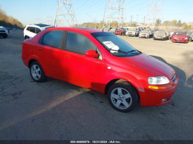  Salvage Chevrolet Aveo