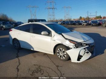  Salvage Toyota Prius Prime