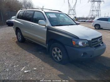  Salvage Toyota Highlander