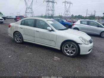  Salvage INFINITI G35x