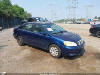  Salvage Toyota Corolla