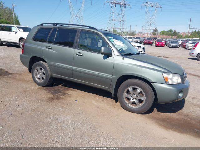  Salvage Toyota Highlander