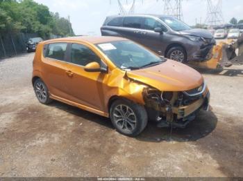  Salvage Chevrolet Sonic