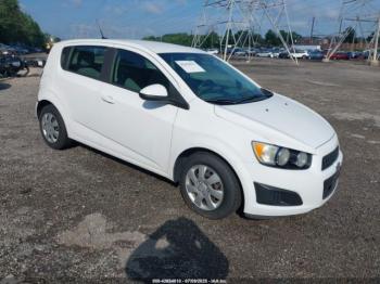  Salvage Chevrolet Sonic