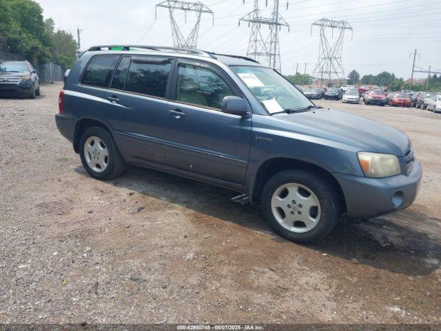  Salvage Toyota Highlander