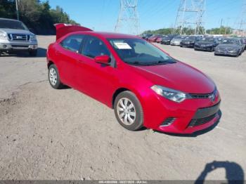  Salvage Toyota Corolla