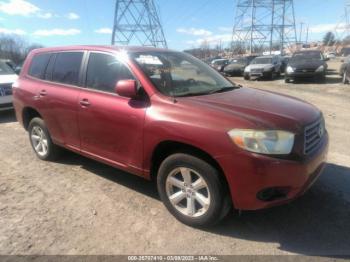  Salvage Toyota Highlander