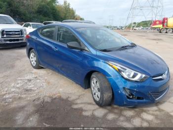 Salvage Hyundai ELANTRA