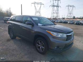  Salvage Toyota Highlander