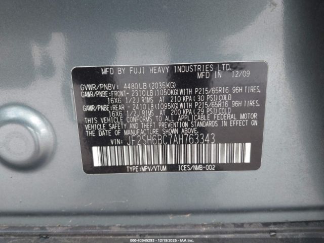 Subaru Forester 2.5x Image 12