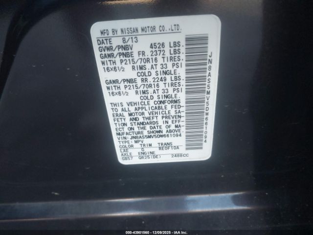 Nissan Rogue S Image 13