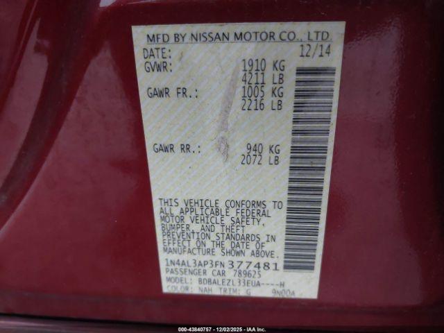 Nissan Altima 2.5 S Image 13