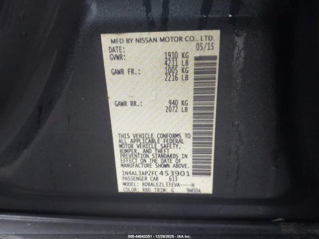 Nissan Altima 2.5 S Image 4