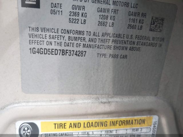 Buick LaCrosse Cxl Image 7