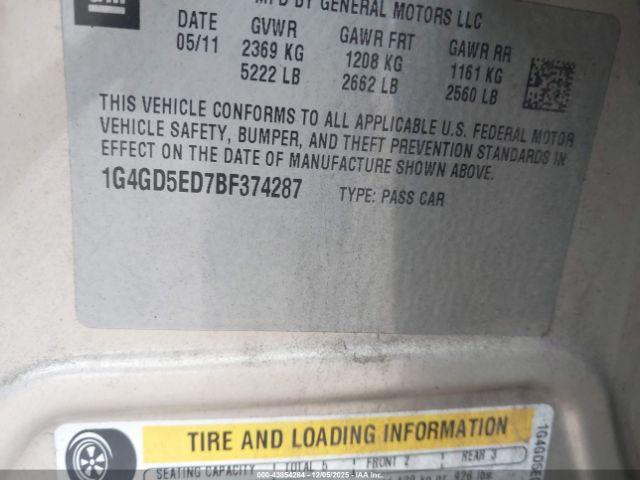 Buick LaCrosse Cxl Image 7