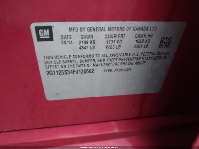 Chevrolet Impala 2lt Image 4