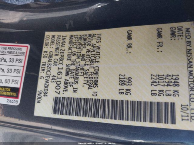 Nissan Altima 2.5 S Image 9