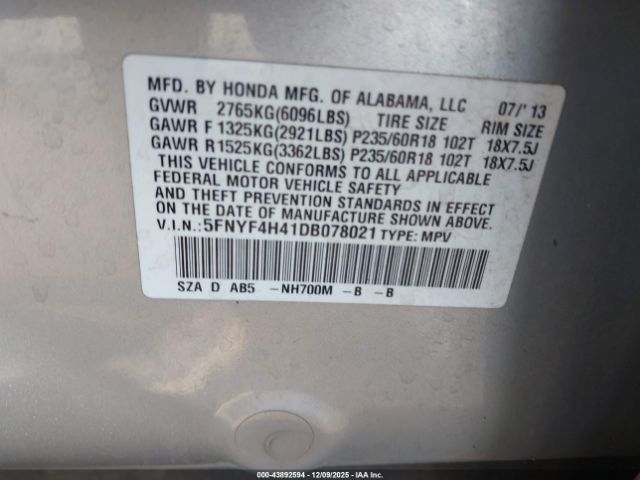 Honda Pilot Ex Image 8