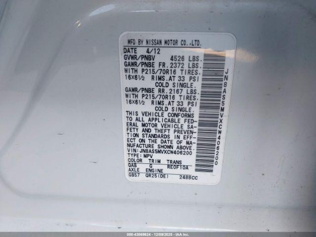 Nissan Rogue S Image 12