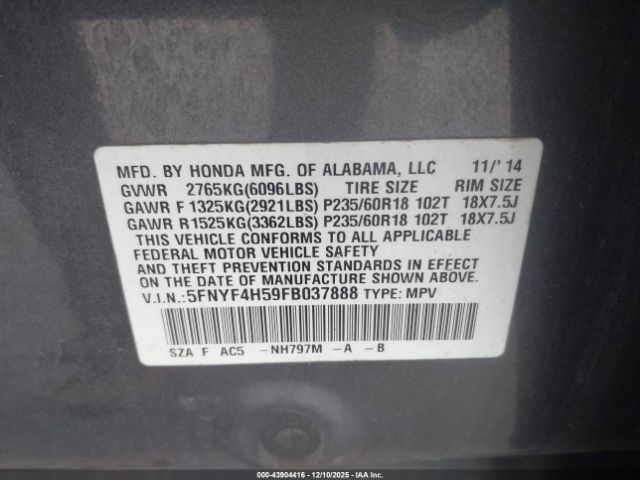 Honda Pilot Ex-l Image 2