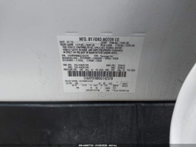 Ford Taurus Limited Image 13