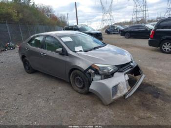  Salvage Toyota Corolla