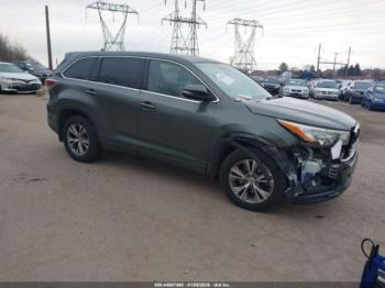  Salvage Toyota Highlander